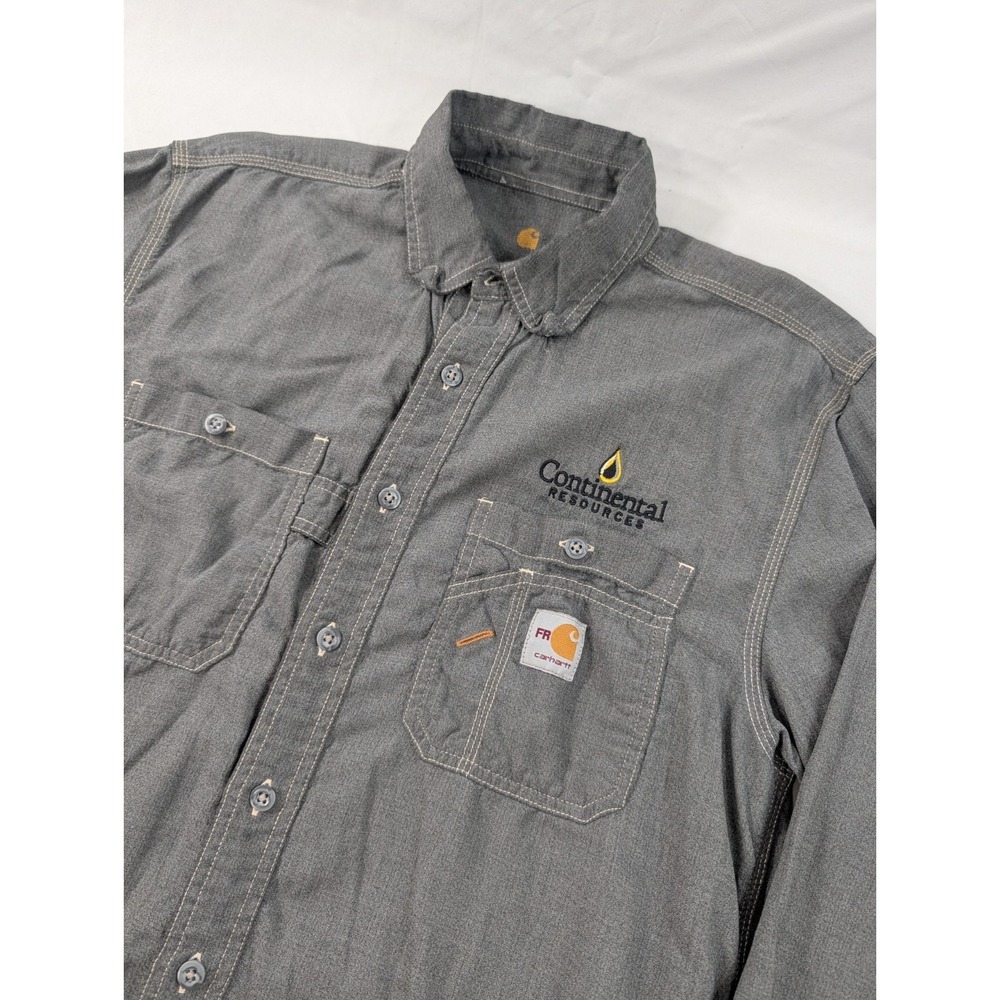 Carhartt Forceโ Flame Resistant Force Loose Fit Button Shirt M Tall Continental